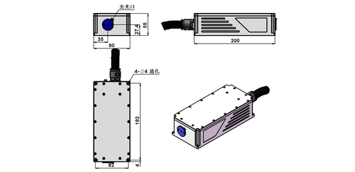MGL-FN-577-A Laser Head
