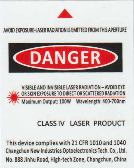 FC-W-638-525-450-808-1064-74W Laser