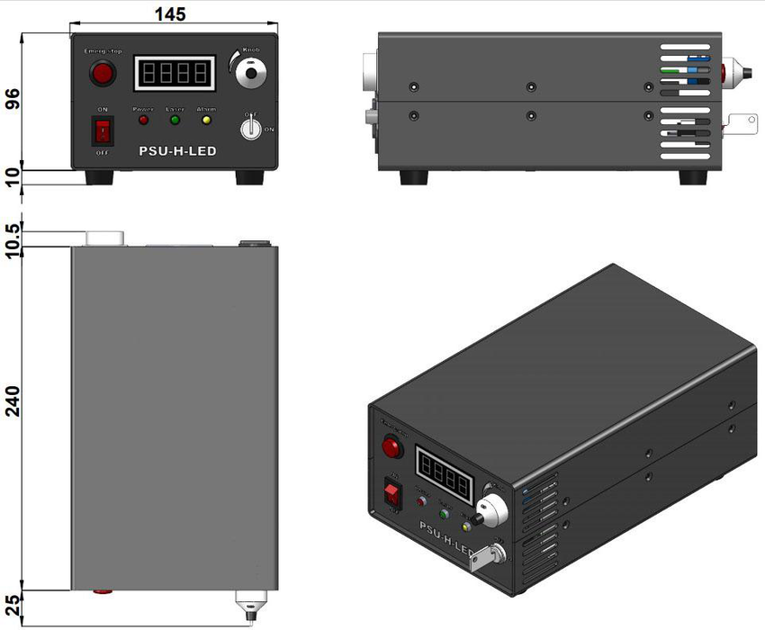 MGL-N-543 Power Supply (PSU-H-LED)