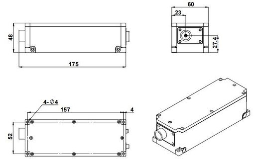 AO-S-671-H Laser Head