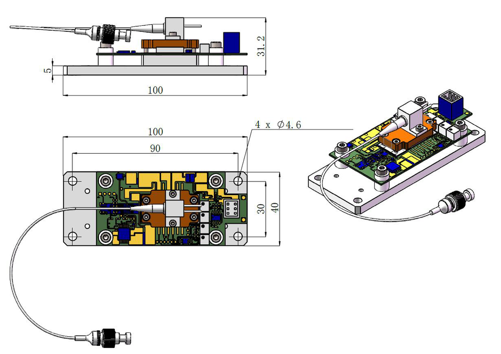 FC-OEM-808 Laser Head (Driver Integrated)