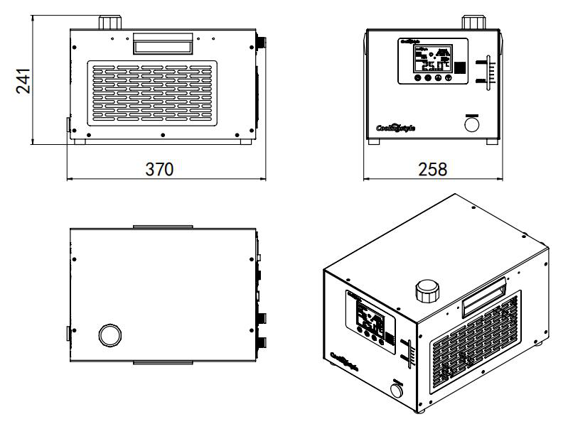 MSL-Ti-CW-810 Water Chiller