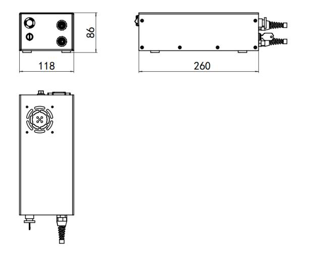 TUN-TiN-770-840 Power Supply (100-240VAC) optional