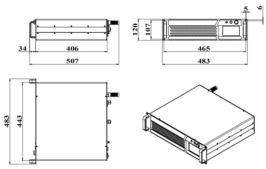 FL-775-LN-L Laser Head (Second Harmonic)