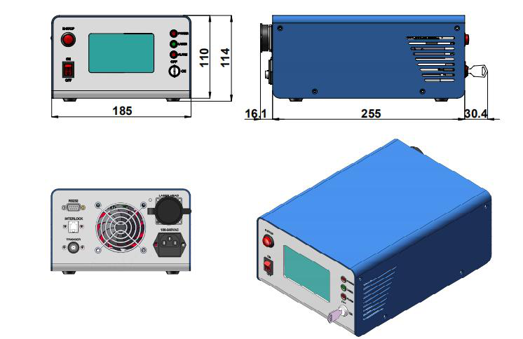 MIL-V-1319 Laser Head
