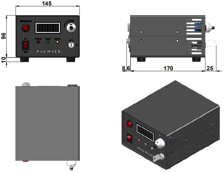 MDL-SN-980 Power Supply (PSU-H-LED)