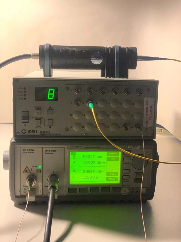 JDSU 2x8 Fiber Optic Switch System SB2E10081+27AF000FA — HJ