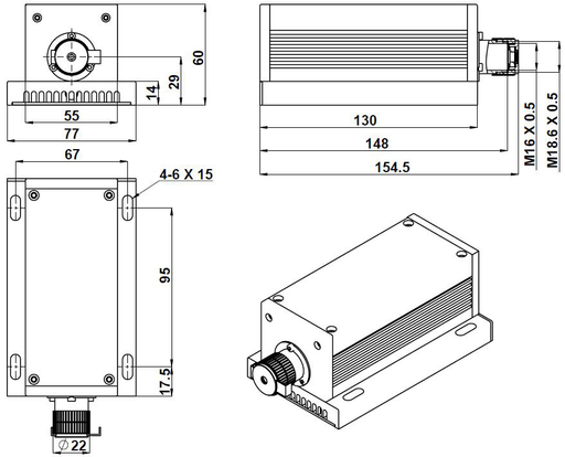 MLL-H-946 Laser Head