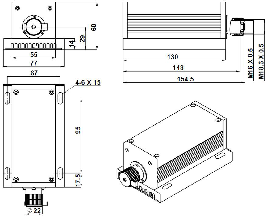 MLL-H-946 Laser Head