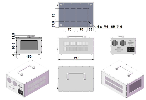 AO-Mini-E-1064 Laser Head