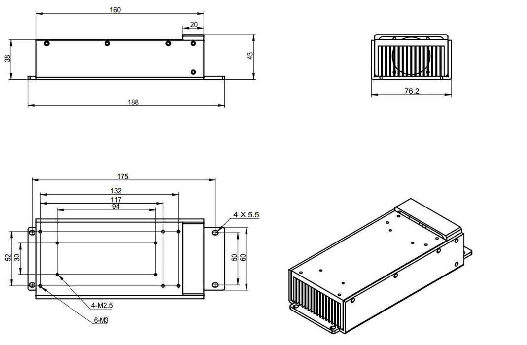 MDL-MD-460 Heatsink (TC-04)