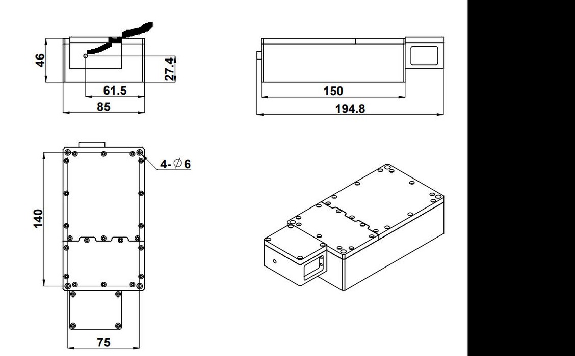 MPL-S-266-LP Laser Head