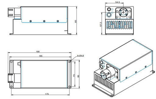 Mini-E-PA-1064 Laser Head
