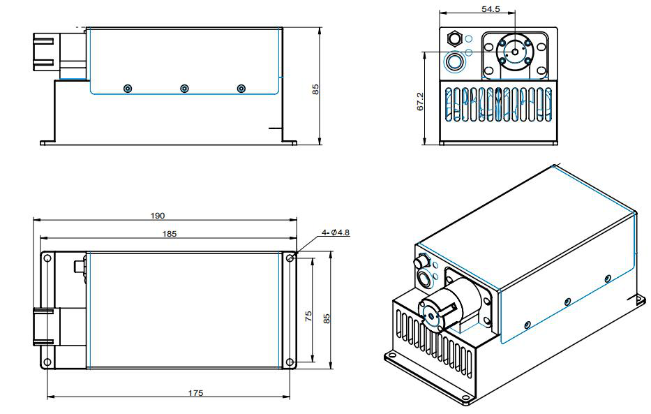 Mini-E-PA-1064 Laser Head