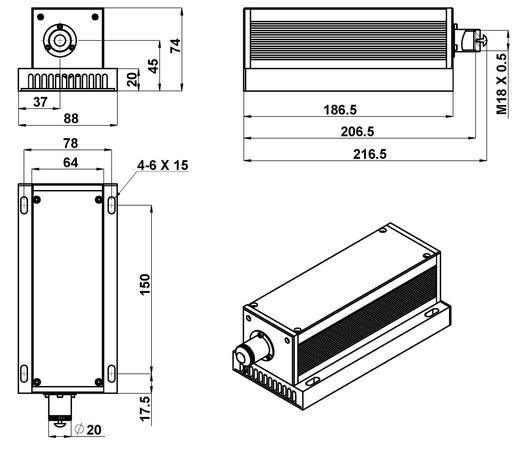MDL-F-462 Laser Head