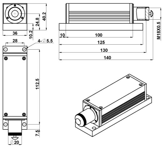 MDL-I-808 Laser Head (MxL-I-808)