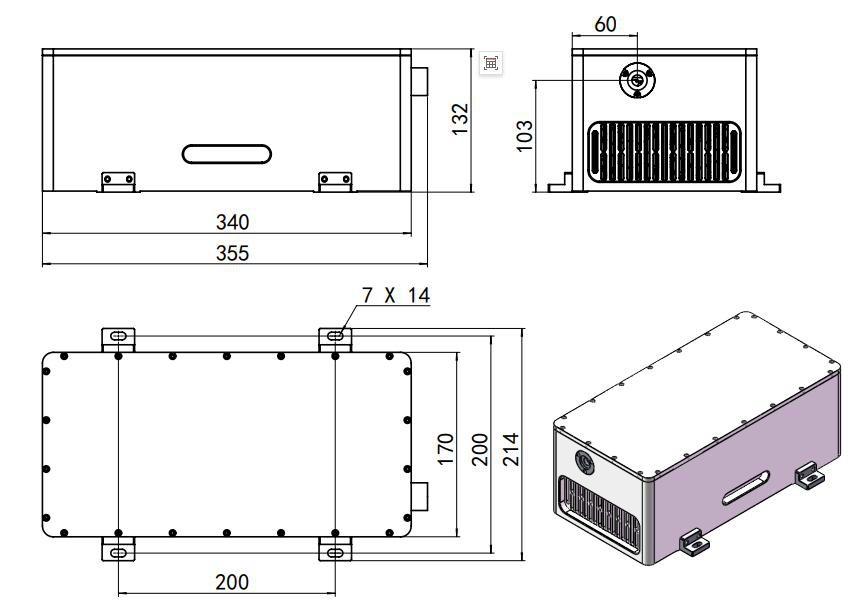 TUN-W-1480-1660 Laser Head