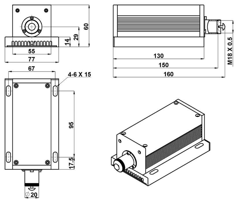 MDL-H-740 Laser Head