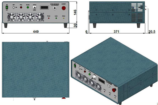 FC-W-980H-I Fiber Coupled Laser System