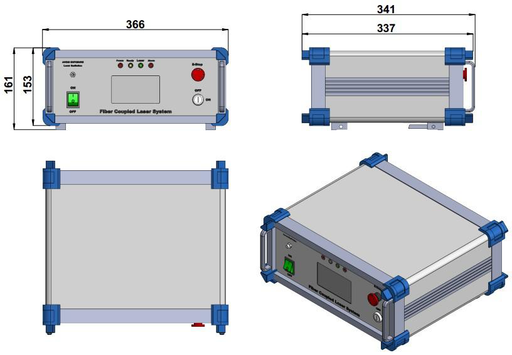 FC-1710 Fiber Coupled Laser System