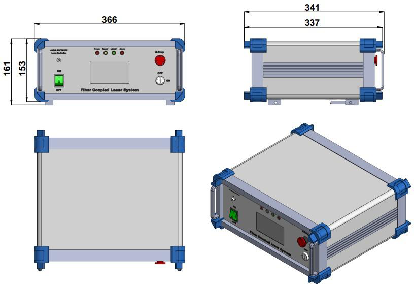 FC-1910 Fiber Coupled Laser System