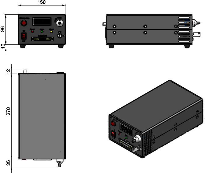 MDL-XD-454 Power Supply (PSU-N-LED)