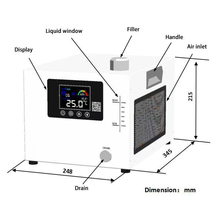 UV-DP Series Water Chiller (WCH-580)