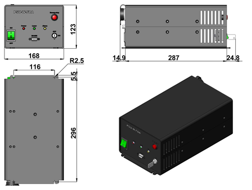 MSL-R-522 Laser Head