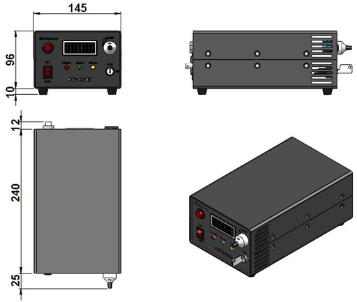 MGL-F-594 Laser Head