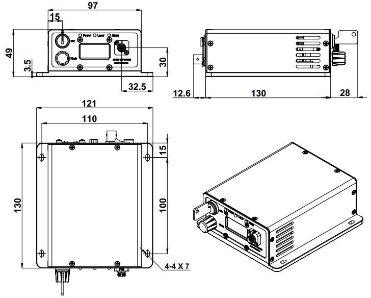 FC-D-639 Laser Head (Driver Integrated)
