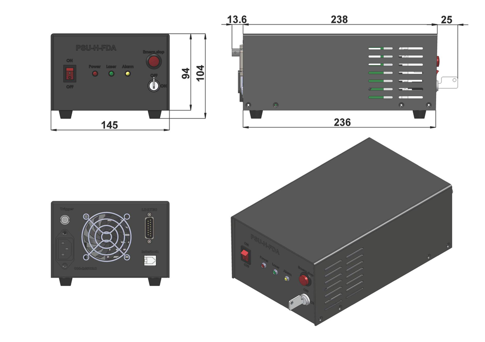 MSL-FN-515 Power Supply (PSU-H-LED)
