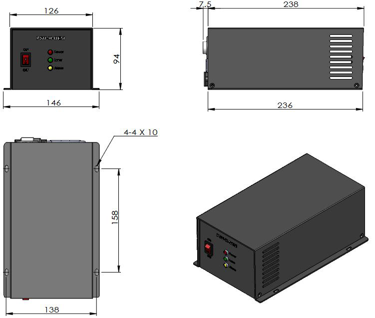 MLL-H-946 Power Supply (PSU-H-OEM)