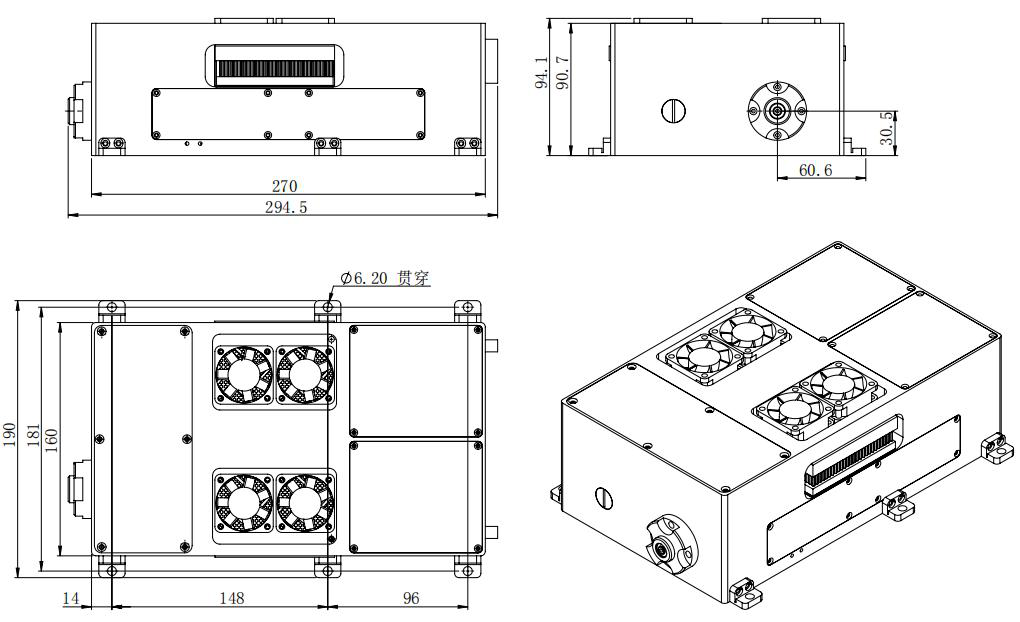 DPS-1064-PIV Laser Head