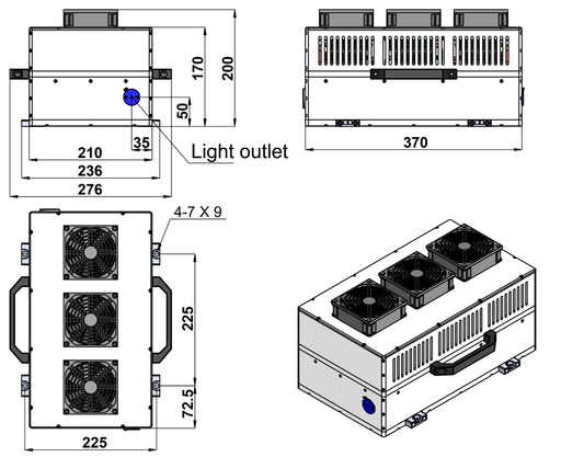 UV-DP-349-A Laser Head
