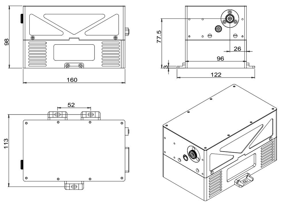 DPS-1064-E Laser Head