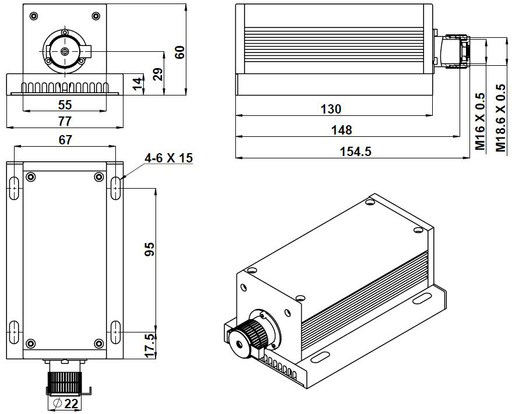 MLL-H-914 Laser Head