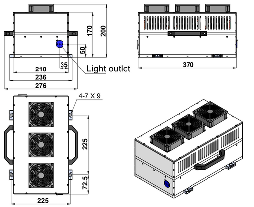 UV-DP-313-A Laser Head