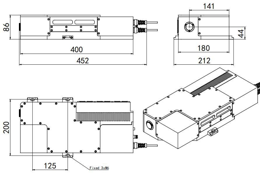 AO-X-1064 Laser Head