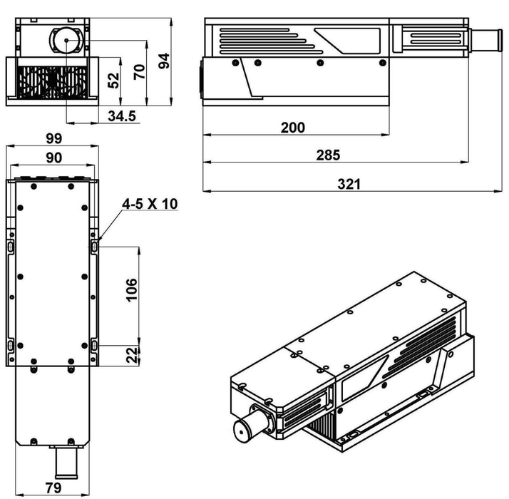 MPL-N-515 Laser Head