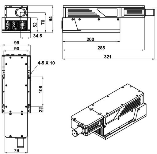 MPL-N-343 Laser Head