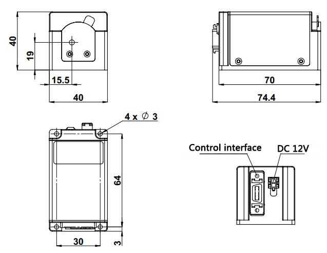MDL-XS-505 Laser Head (driver integrated)
