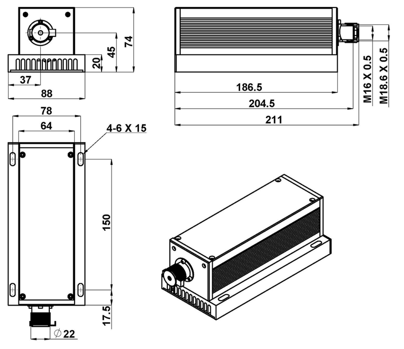 MLL-F-515 Laser Head