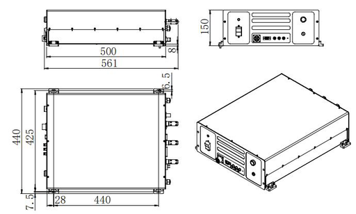 EO-1064-PS Laser Head