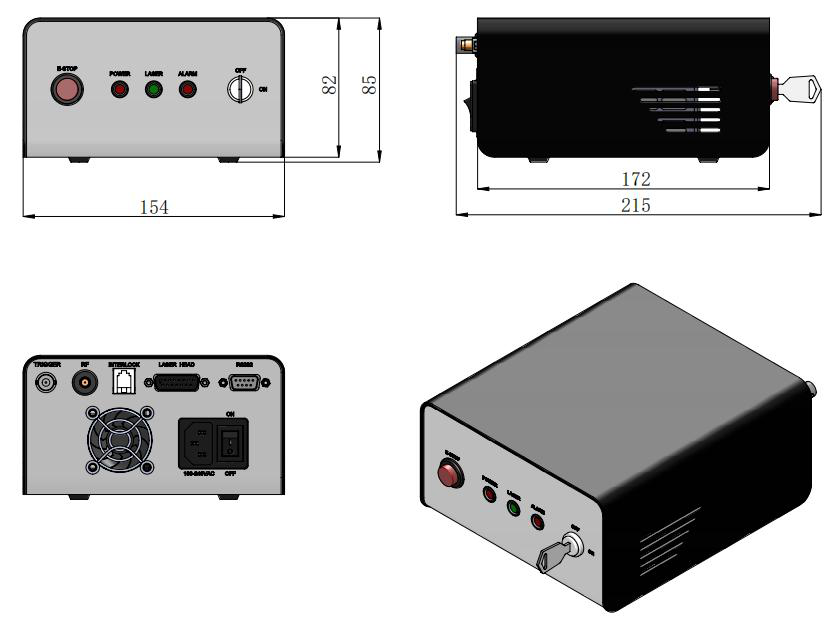 MLL-S-561-AOM Power Supply (PSU-A-F-AOM)