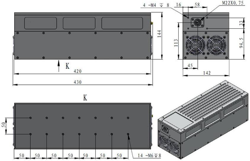 MIL-V-1047 Laser Head