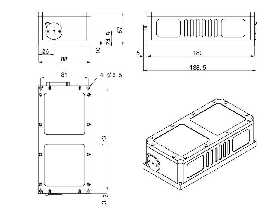 MRL-III-671-AOM Laser Head