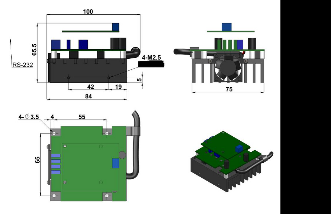 MPL-T-1064 Laser Head