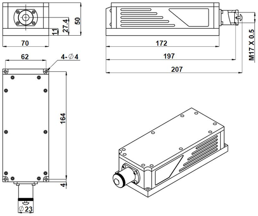 MGL-FN-536 Laser Head