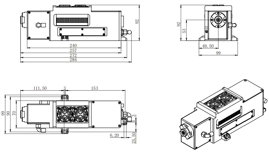 DPS-1064-BS-D Laser Head