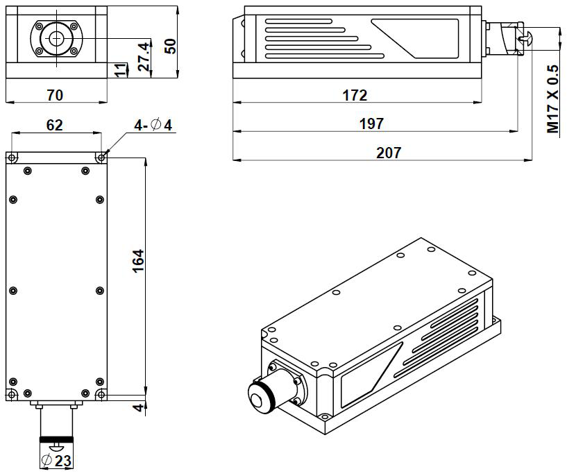 MSL-FN-589 Laser Head